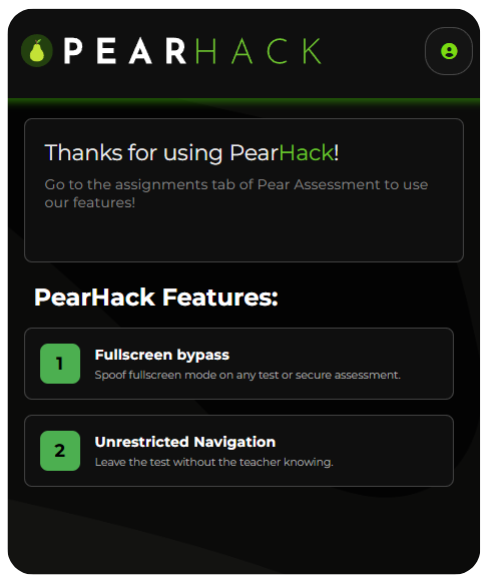 PearHack Uninjected Extension